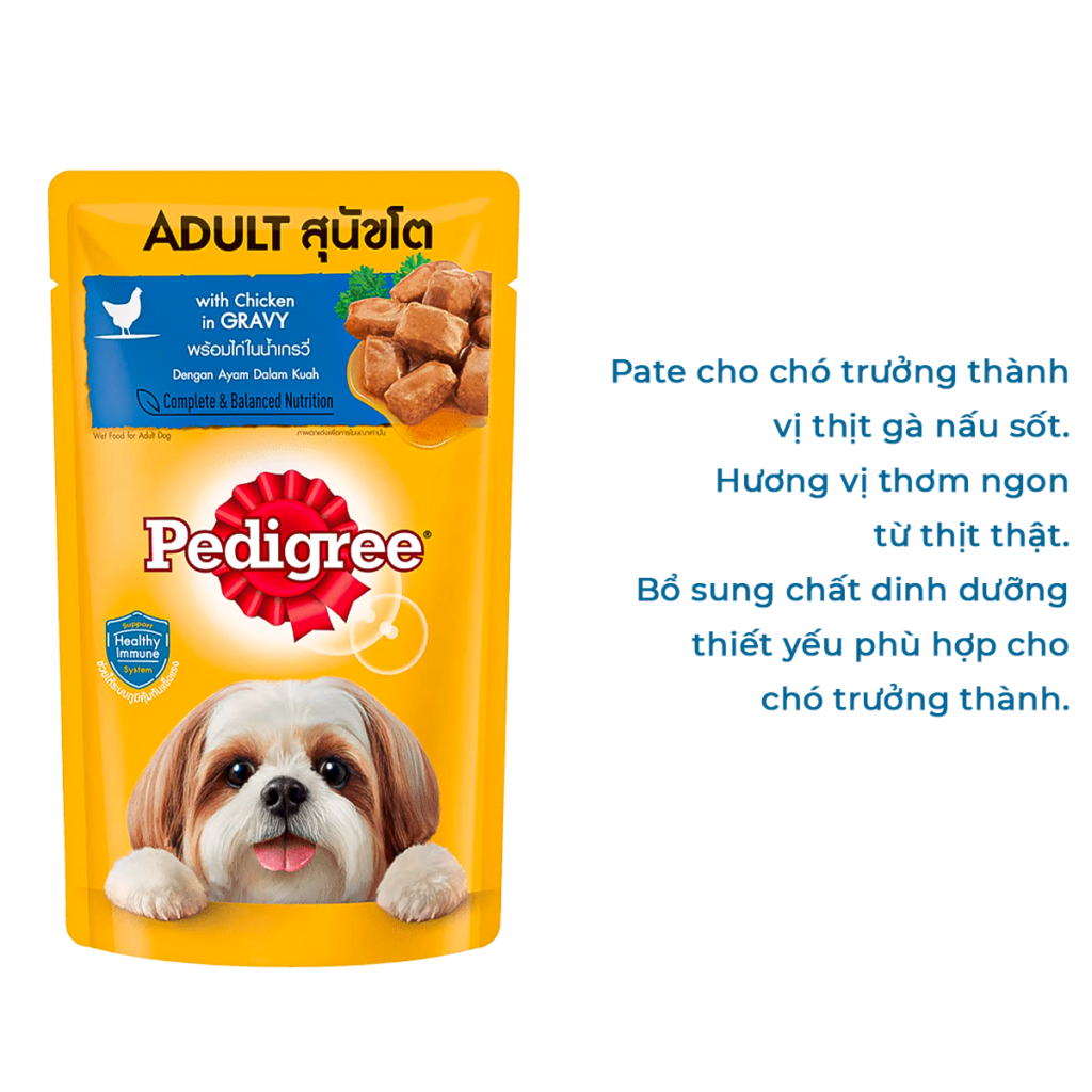 Pedigree vị gà nấu sốt
