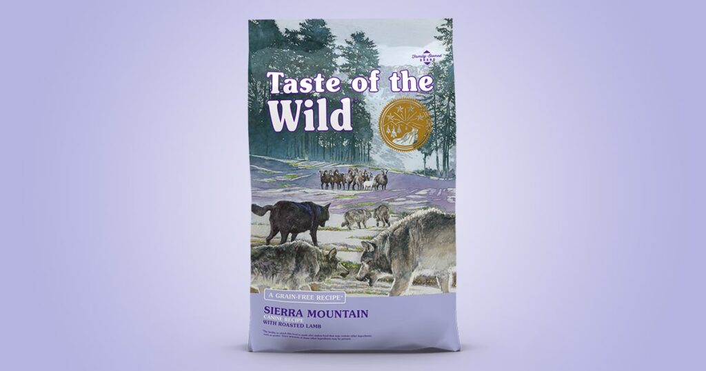 Tổng quan sản phẩm Taste of the Wild Sierra Mountain Canine Recipe Vị Thịt Cừu Nướng